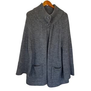 Chico's Gray Alpaca Blend Cardigan
